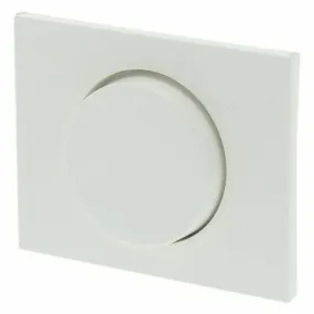 Berker K1 centraalplaat met knop dimmer polarwit 54.020.85