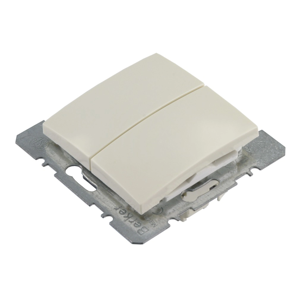 Berker S1 schakelaar inbouw, serie polarwit