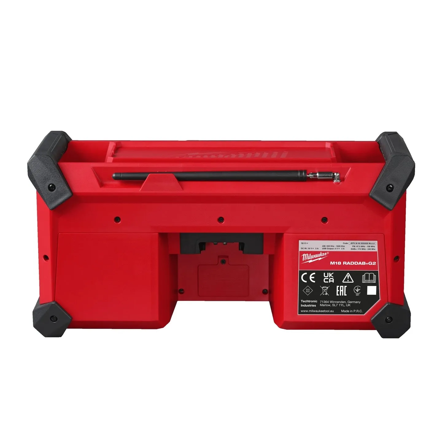 MILWAUKEE AKKUBAUSTELLENRADIO M18 RADDAB+G20