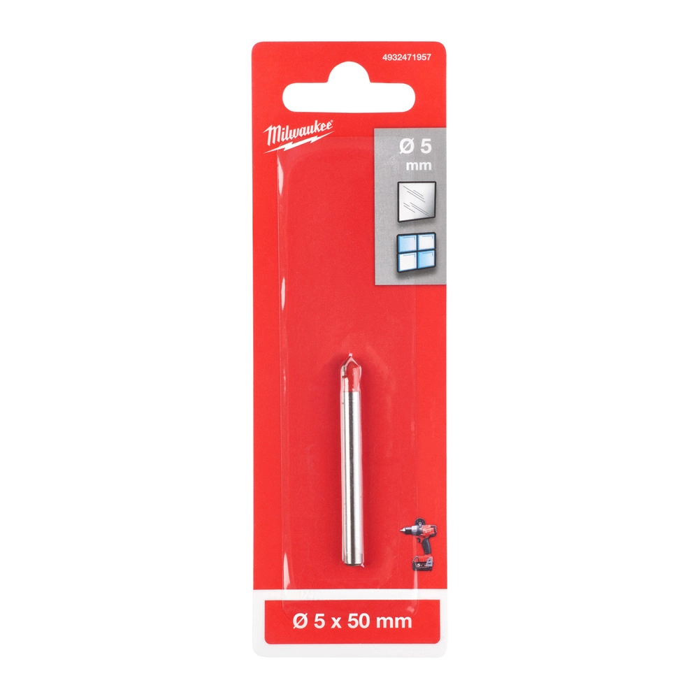 Milwaukee Glas En Tegelboor 5x50mm