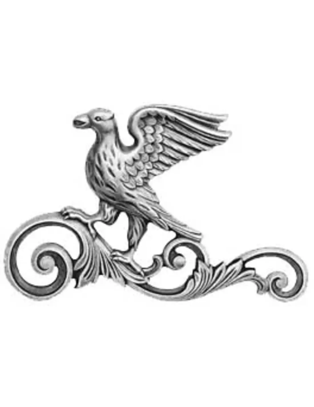 ORNAMENT 205X325MM, GIETIJZER LAS EN VERZINKBAAR, PROFIEL AAN BEIDE ZIJDEN